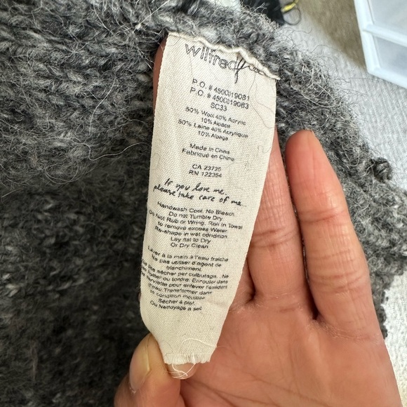 Aritzia Wilfred Free Erable Wool Zip up Sweater Size  Medium - Picture 5 of 5